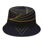 Golden Pyramid Print Bucket Hat