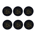 Golden Pyramid Print Coaster Set