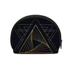 Golden Pyramid Print Coin Purse