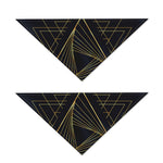 Golden Pyramid Print Dog Bandana