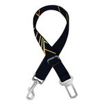 Golden Pyramid Print Dog Seat Belt