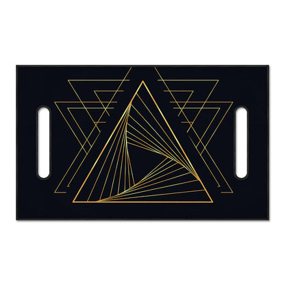 Golden Pyramid Print Golf Cart Seat Cover