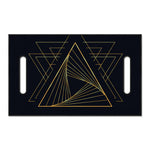 Golden Pyramid Print Golf Cart Seat Cover