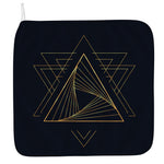 Golden Pyramid Print Hand Towel