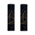 Golden Pyramid Print Handle Covers