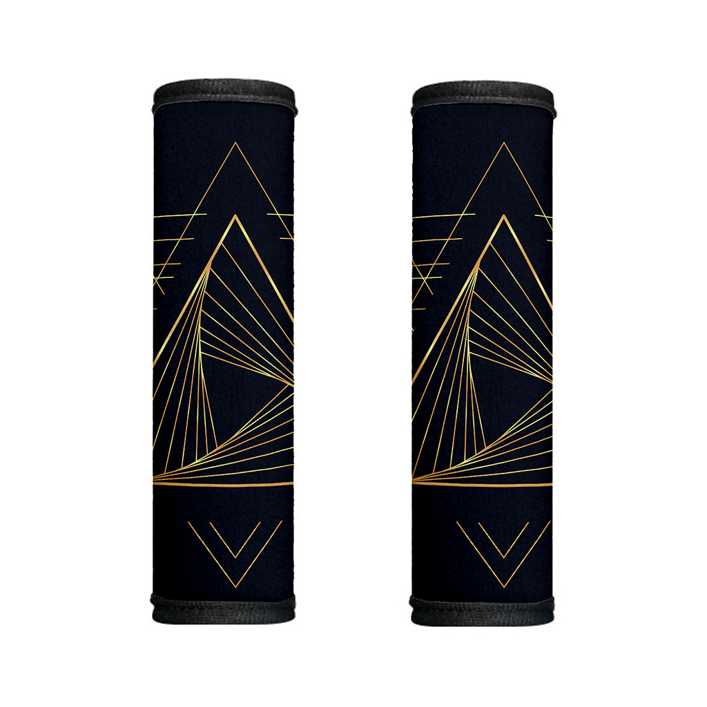 Golden Pyramid Print Handle Covers