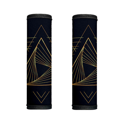 Golden Pyramid Print Handle Covers