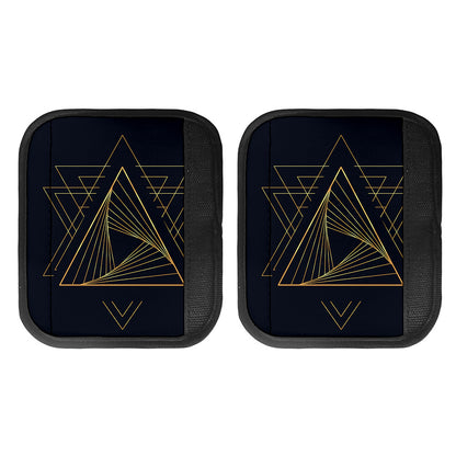 Golden Pyramid Print Handle Covers