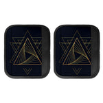 Golden Pyramid Print Handle Covers