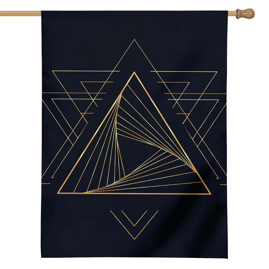 Golden Pyramid Print House Flag