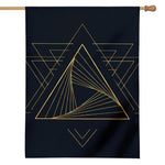 Golden Pyramid Print House Flag