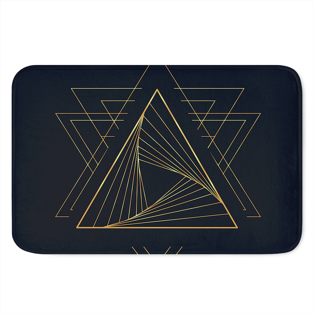 Golden Pyramid Print Indoor Door Mat