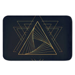 Golden Pyramid Print Indoor Door Mat