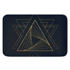 Golden Pyramid Print Indoor Door Mat