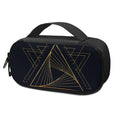 Golden Pyramid Print Portable Cooler Travel Case