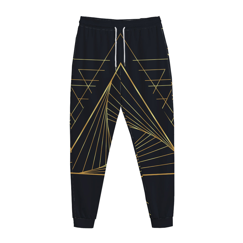 Golden Pyramid Print Jogger Pants