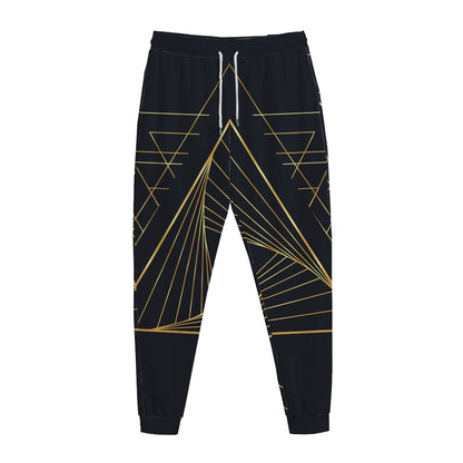 Golden Pyramid Print Jogger Pants
