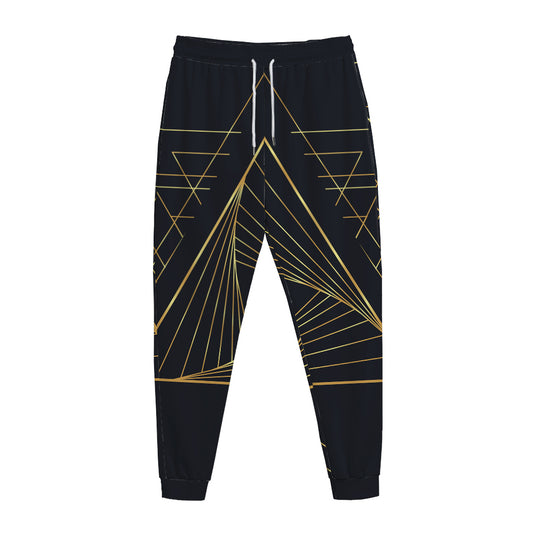 Golden Pyramid Print Jogger Pants