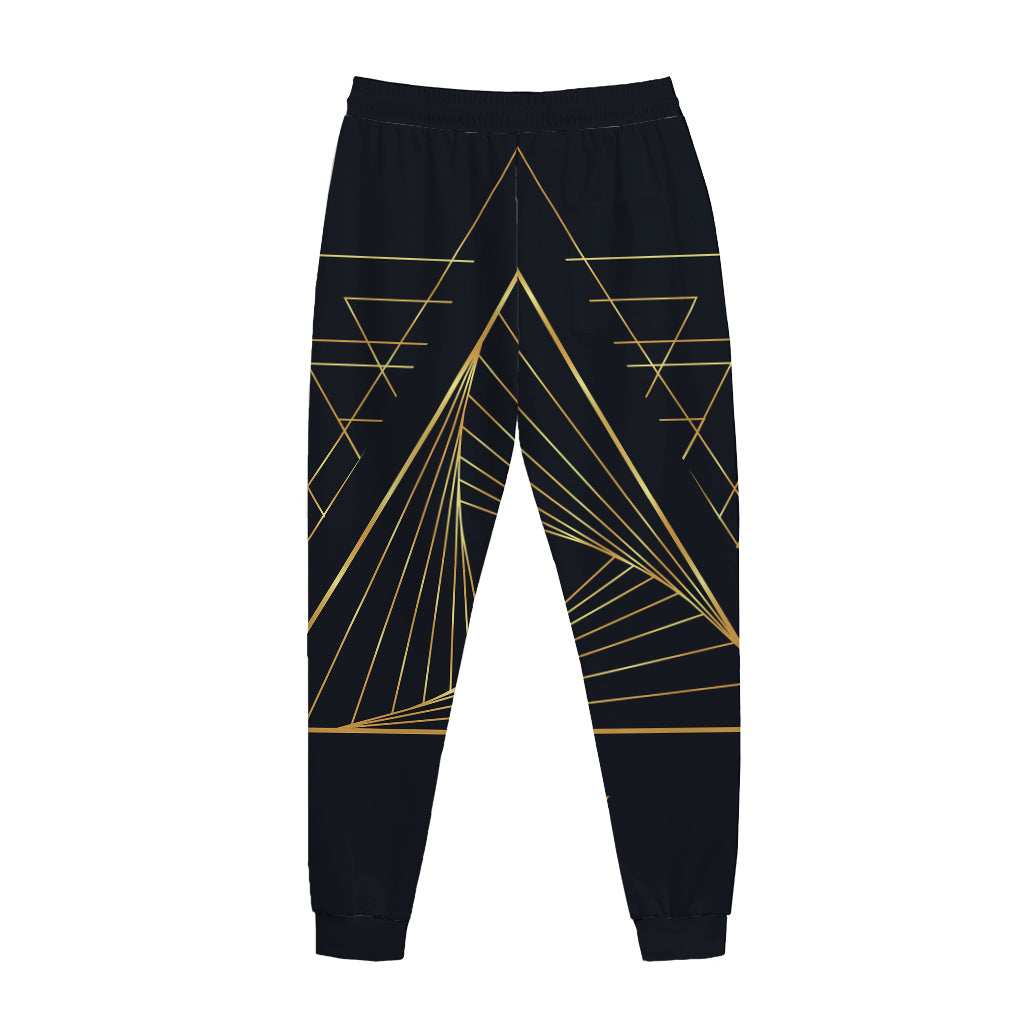 Golden Pyramid Print Jogger Pants