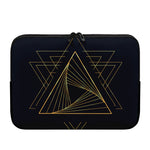 Golden Pyramid Print Laptop Sleeve