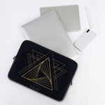 Golden Pyramid Print Laptop Sleeve