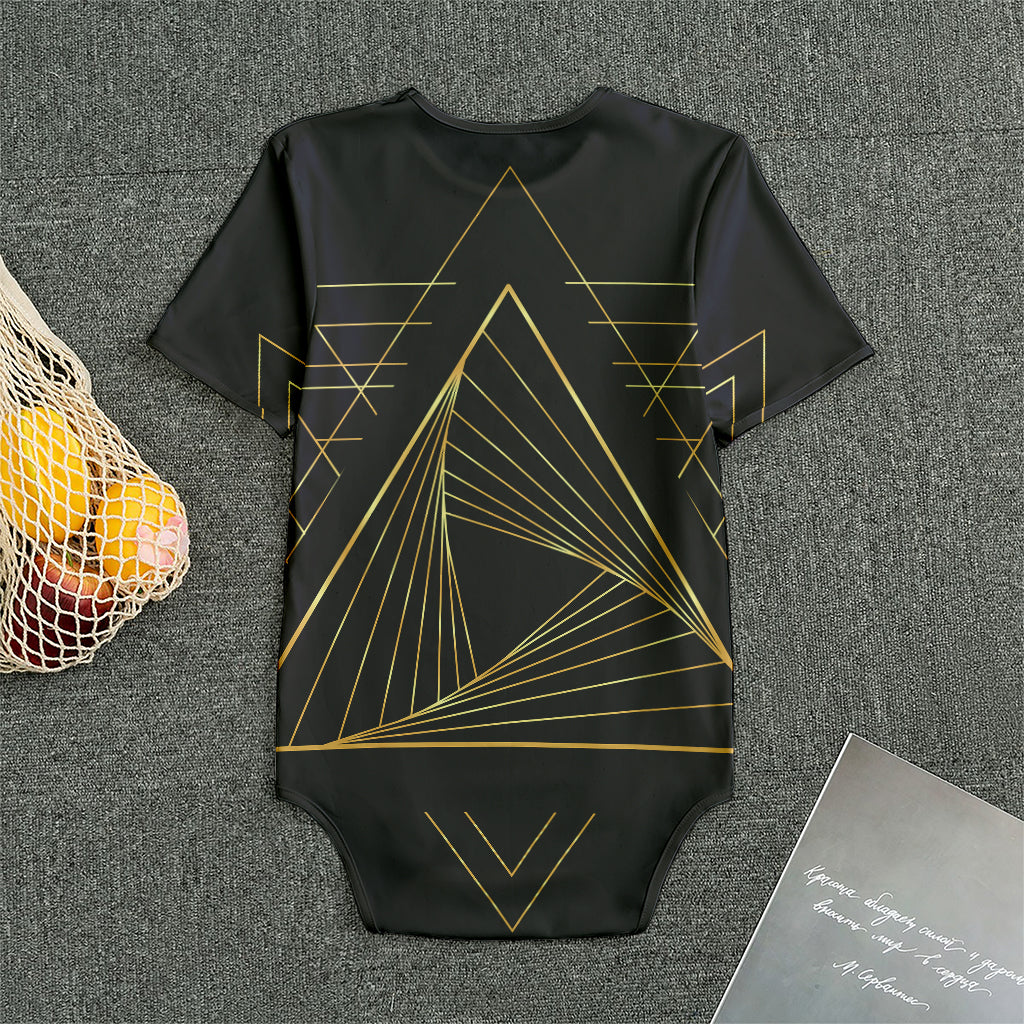 Golden Pyramid Print Men's Bodysuit