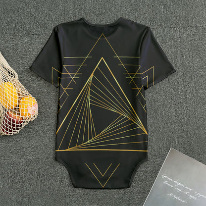 Golden Pyramid Print Men's Bodysuit