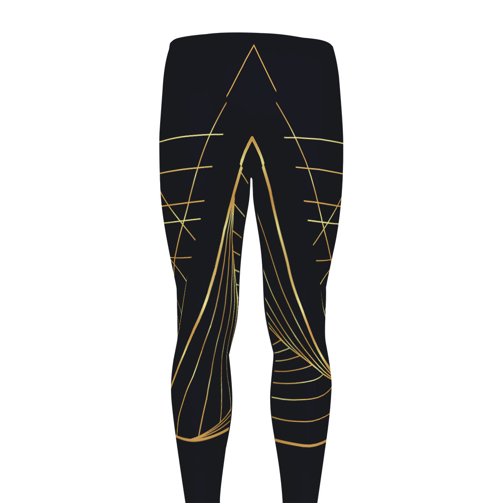 Golden Pyramid Print Men's leggings