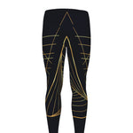 Golden Pyramid Print Men's leggings