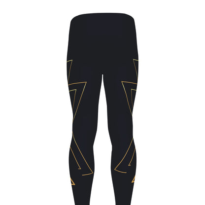 Golden Pyramid Print Men's leggings
