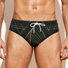 Golden Pyramid Print Men's Swim Briefs