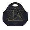 Golden Pyramid Print Neoprene Lunch Bag