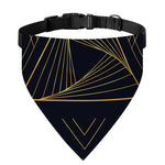 Golden Pyramid Print Over The Collar Dog Bandana