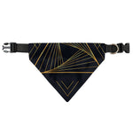 Golden Pyramid Print Over The Collar Dog Bandana