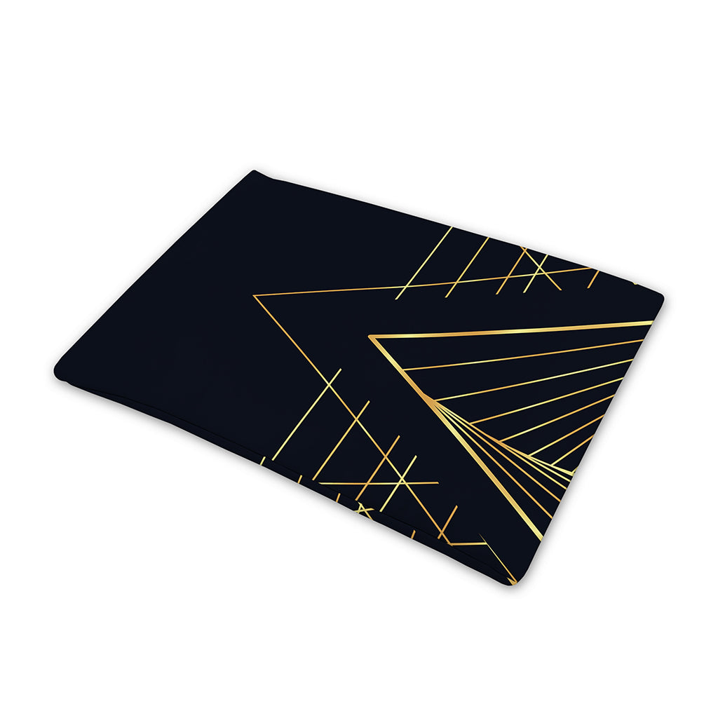 Golden Pyramid Print Pet Cooling Mat Cover