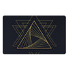 Golden Pyramid Print Polyester Doormat