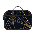 Golden Pyramid Print Portable Lunch Bag