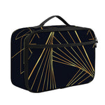 Golden Pyramid Print Portable Lunch Bag
