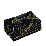 Golden Pyramid Print Rectangle Tissue Box Cover