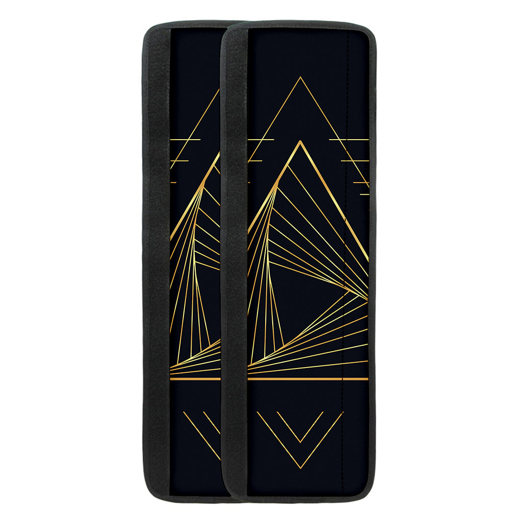 Golden Pyramid Print Refrigerator Handle Covers