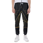 Golden Pyramid Print Scuba Joggers