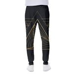 Golden Pyramid Print Scuba Joggers