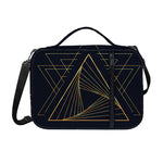 Golden Pyramid Print Shoulder Strap Bible Bag