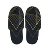 Golden Pyramid Print Slippers