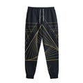 Golden Pyramid Print Sweatpants