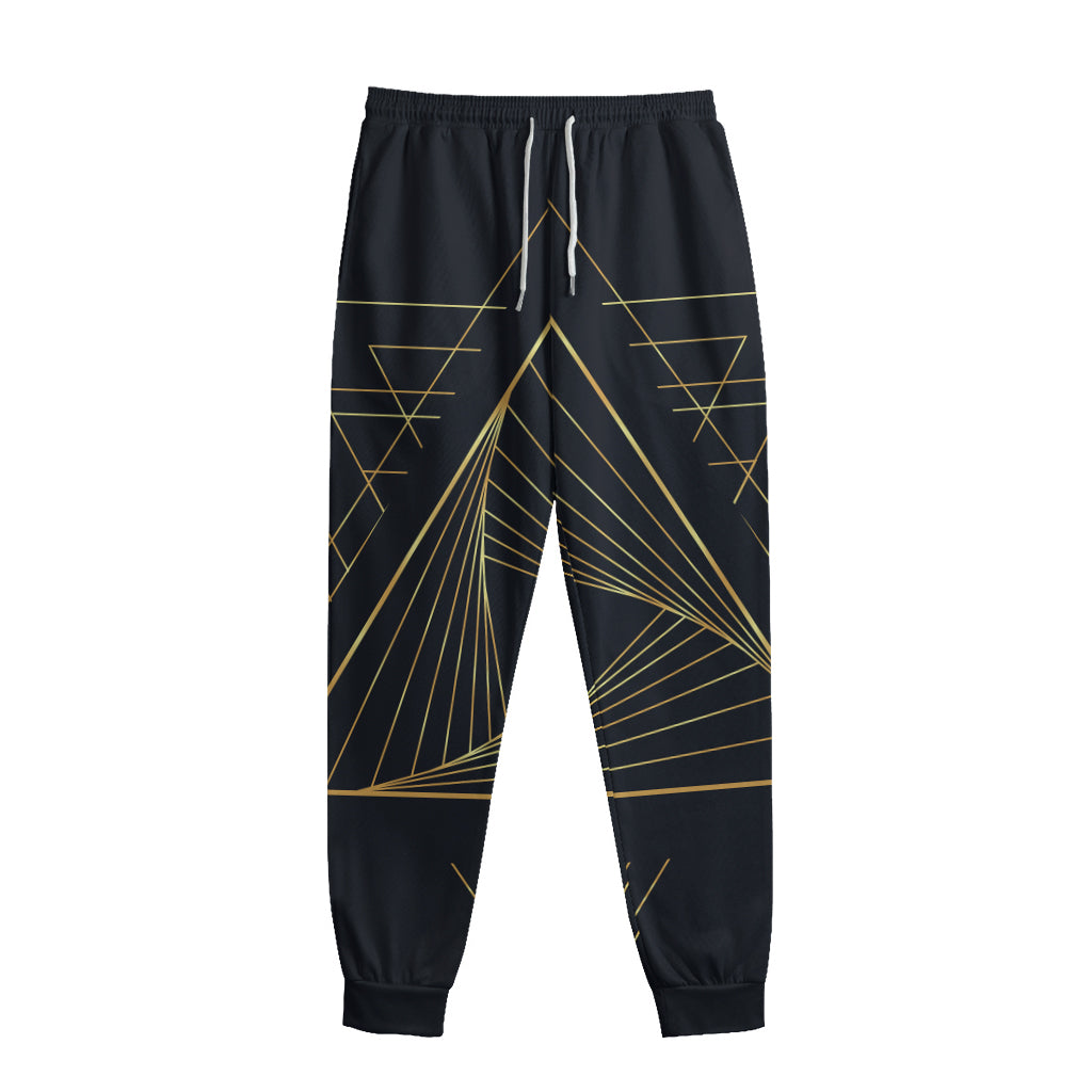 Golden Pyramid Print Sweatpants