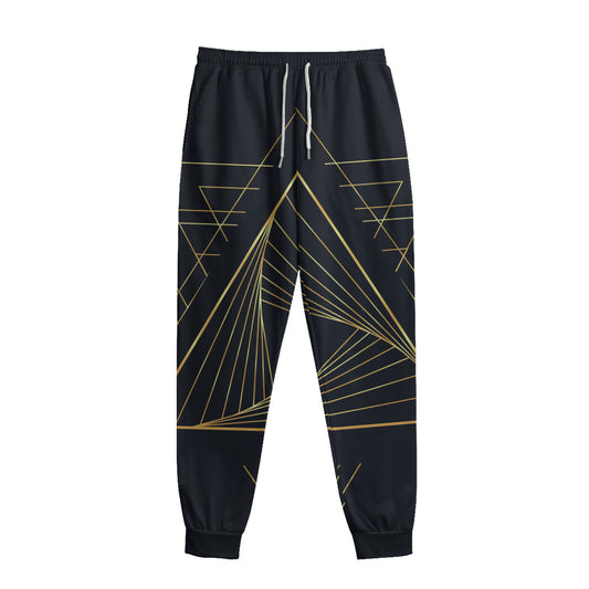 Golden Pyramid Print Sweatpants