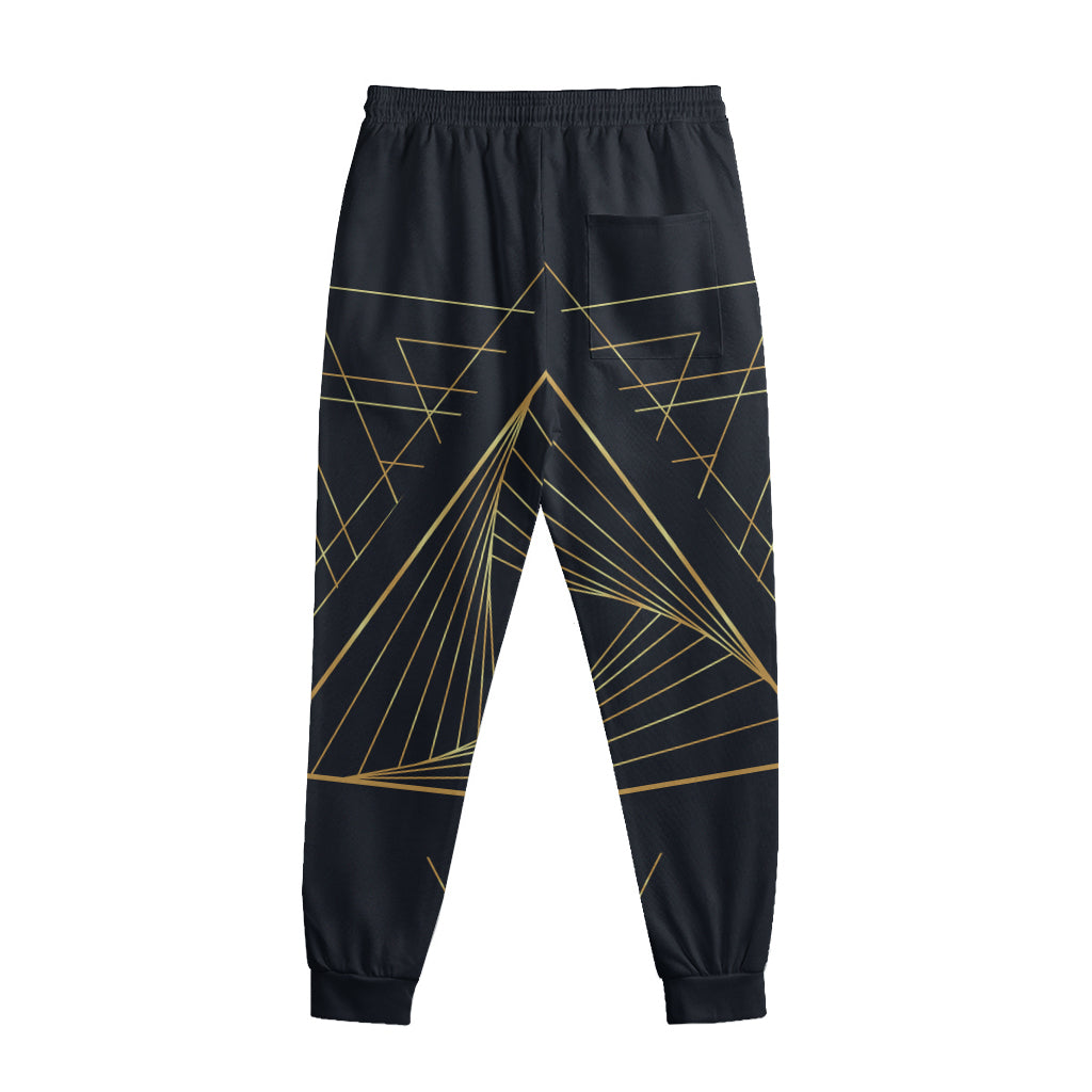 Golden Pyramid Print Sweatpants