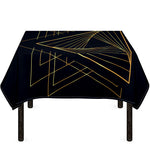 Golden Pyramid Print Tablecloth