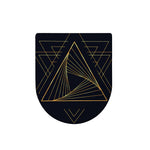 Golden Pyramid Print Toilet Lid Cover